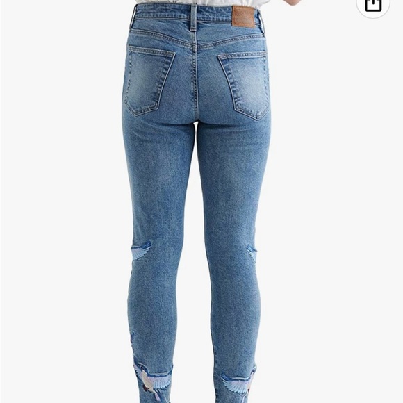 Vintage lucky brand stretch bridgette highrise skinny jeans - Picture 3 of 10